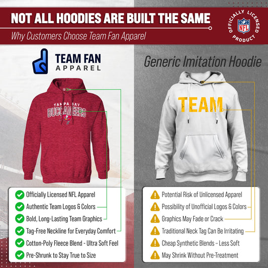 Tampa Bay Buccaneers Starting Fresh Hoodie - Cardinal