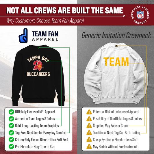 Tampa Bay Buccaneers Gameday Crewneck Sweatshirt - Black