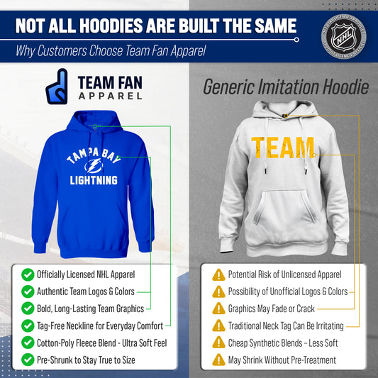 Tampa Bay Lightning Hoodie Pullover Sweatshirt - Royal