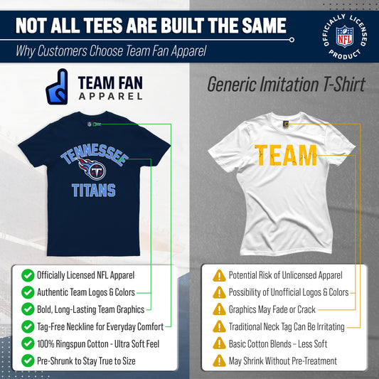 Tennessee Titans NFL Gameday T-Shirt for Men and Women - Navy
