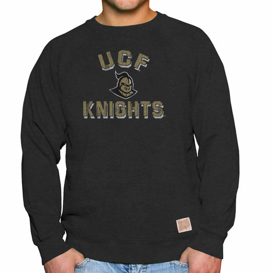 Central Florida Knights Original Retro Brand NCAA Crewneck Sweatshirt - Black