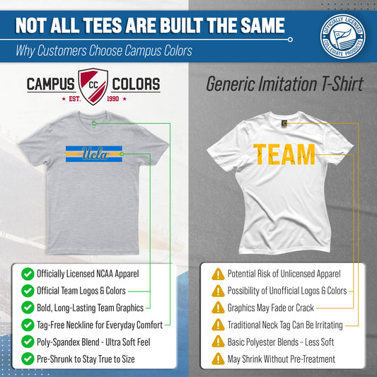 UCLA Bruins Scholarship Cloud Jersey Short Sleeve Tee - Gray Heather