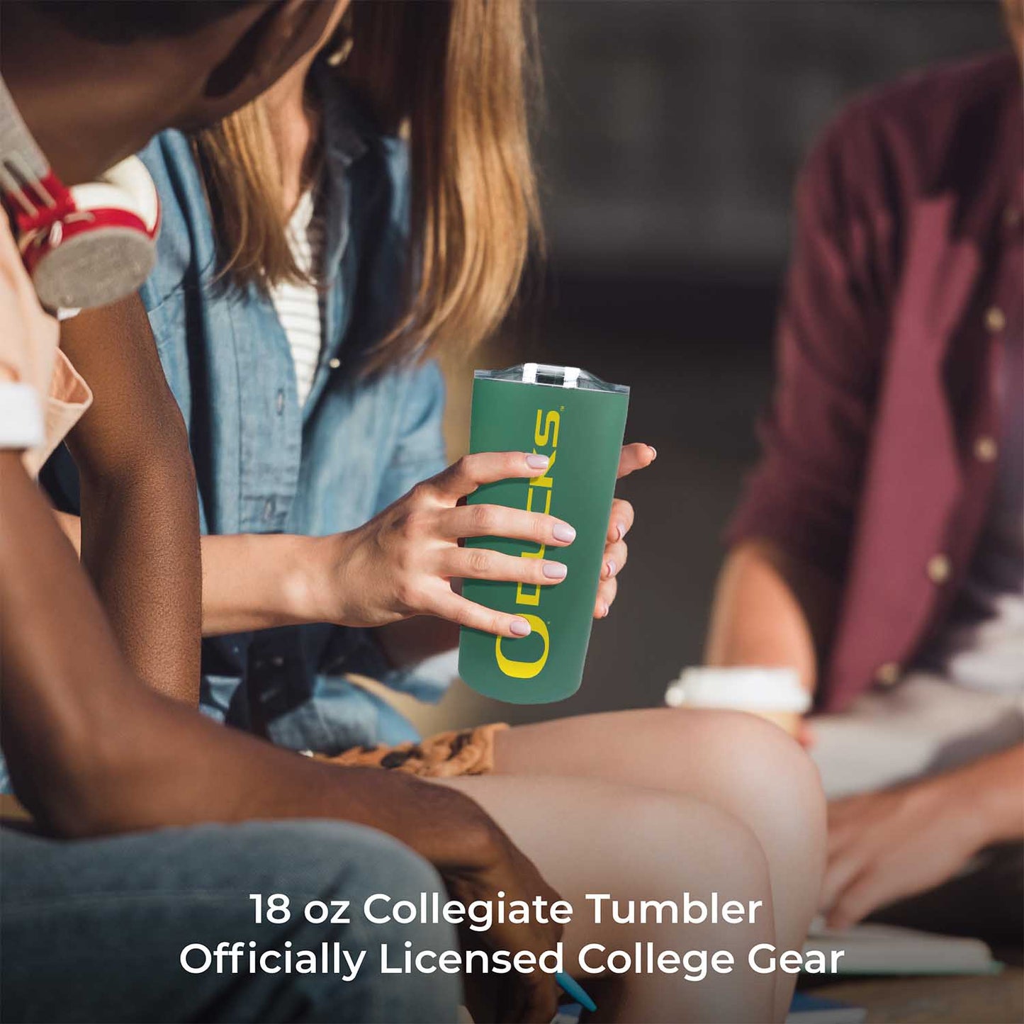 Oregon Ducks Campus Colors NCAA Tumbler - Green