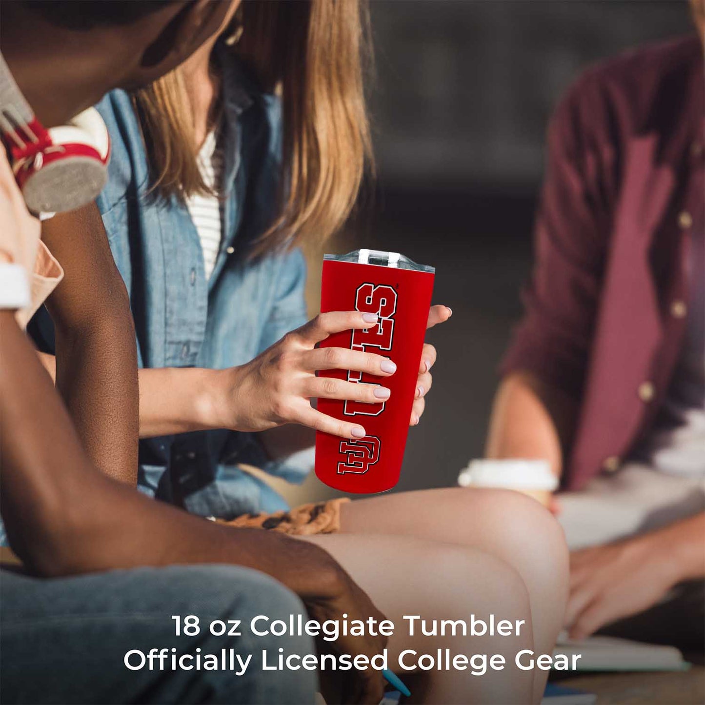 Utah Utes Campus Colors NCAA Tumbler - Red
