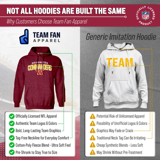Washington Commanders Starting Fresh Hoodie - Cardinal