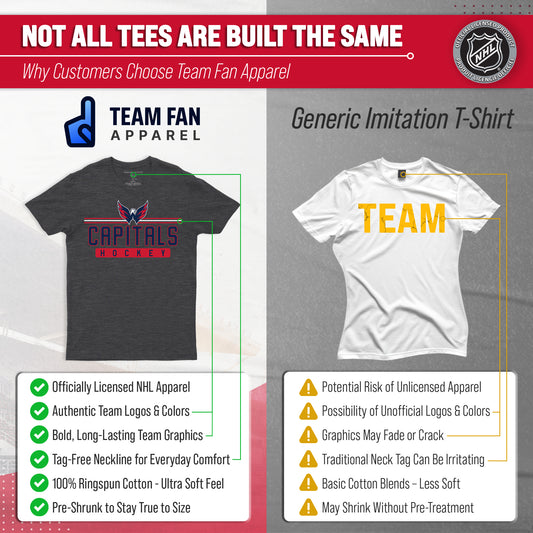 Washington Capitals T-Shirt NHL Heather Charcoal - Charcoal