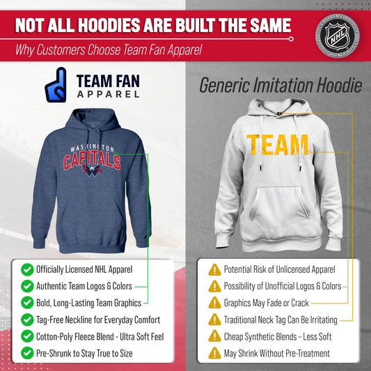 Washington Capitals Capitals Hoodie Fleece Sweatshirt for Men and Women - Navy