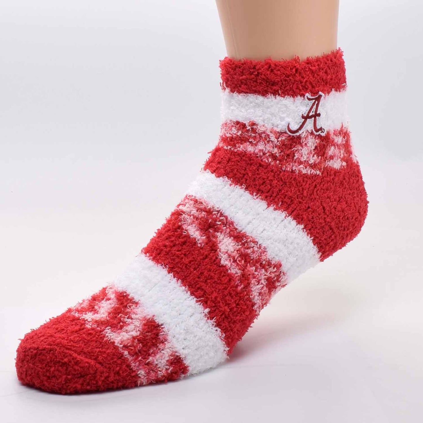 Alabama Crimson Tide Striped Sleep Soft Socks - Team Color