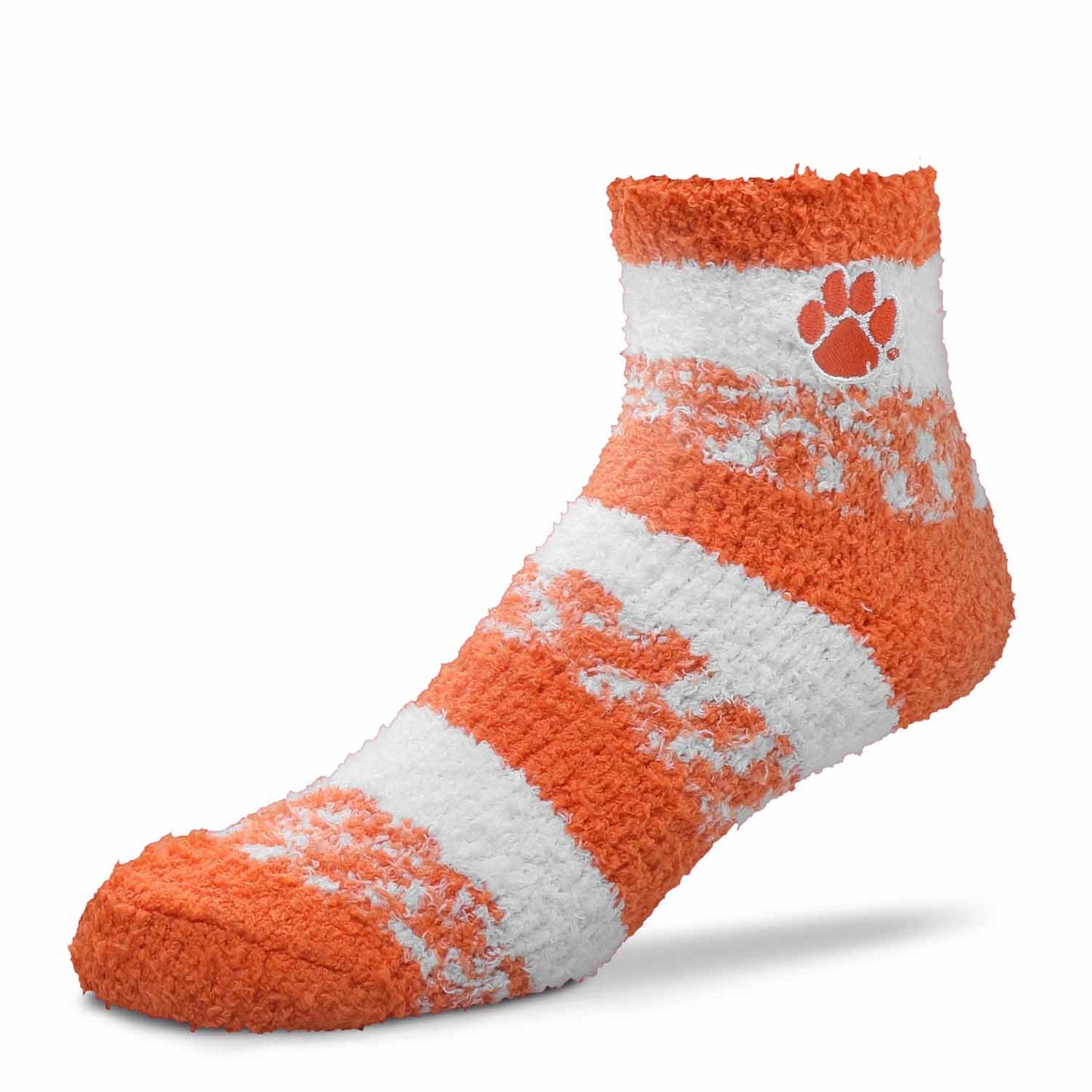 Clemson Tigers Alabama Crimson Tide Striped Sleep Soft Socks - Team Color