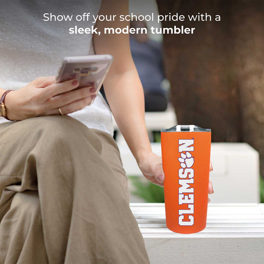 Clemson Tigers Campus Colors NCAA Tumbler - Orange