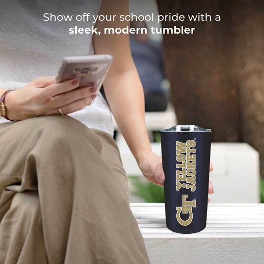 Georgia Tech Yellowjackets Campus Colors NCAA Tumbler - Navy