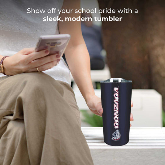 Gonzaga Bulldogs NCAA 18oz Stainless Steel Insulated Tumbler BPA-Free - Navy