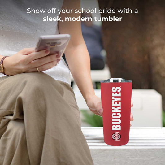 Ohio State Buckeyes Campus Colors NCAA Tumbler - Red
