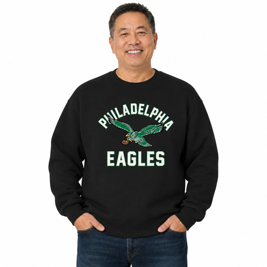 Philadelphia Eagles  Gameday Crewneck Sweatshirt - Black