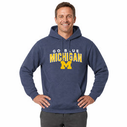 Michigan Wolverines  Starting Fresh Fleece Hoodie - Navy Heather