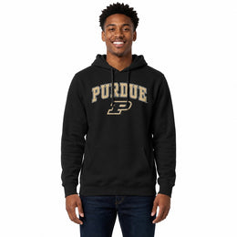 Purdue Boilermakers Arch & Logo Gameday Hoodie NCAA Fleece Pullover - Black