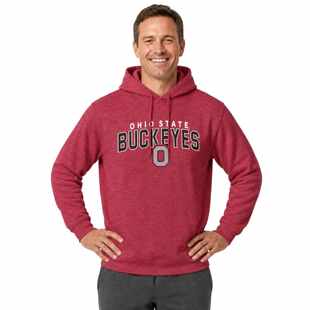 Ohio State Buckeyes  Starting Fresh Fleece Hoodie - Red Heather