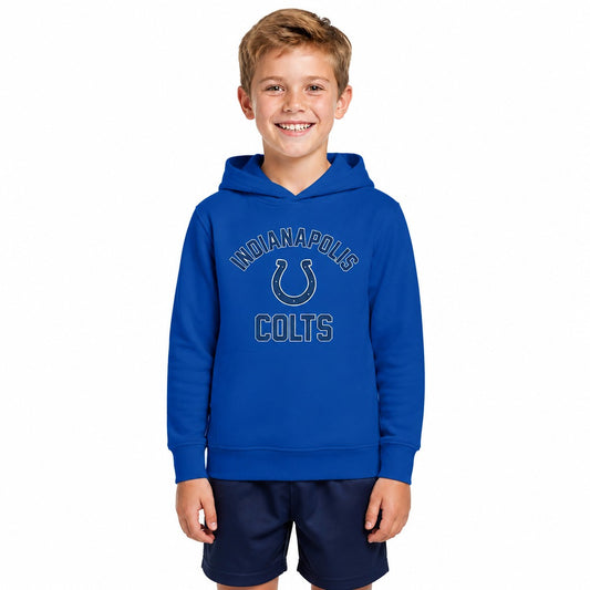 Indianapolis Colts  NFL Youth Gameday Pullover Hoodie Boys Girls - Royal