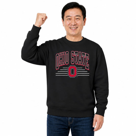 Ohio State Buckeyes  NCAA Overtime Classics Crewneck Sweatshirt Men Women - Black