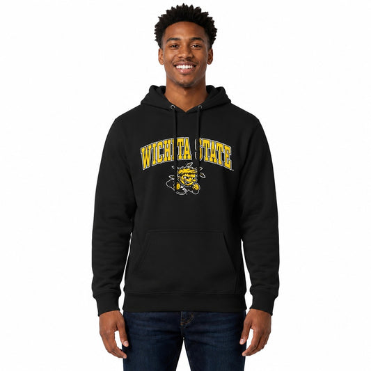 Wichita State Shockers  Arch & Logo Gameday Hoodie - Black
