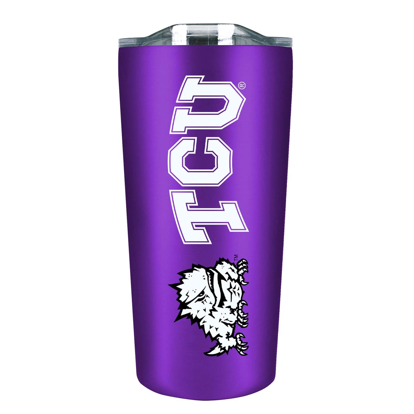 TCU Horned Frogs Campus Colors  NCAA Tumbler - Purple