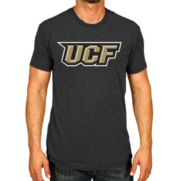 Central Florida Knights Campus Colors NCAA Adult Cotton Blend Charcoal Tagless T-Shirt - Charcoal