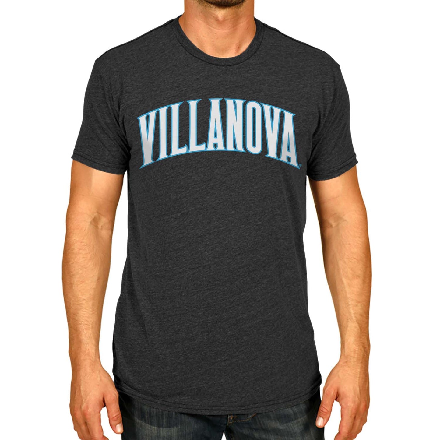 Villanova Wildcats NCAA Cotton Blend Charcoal T-Shirt Men Women - Charcoal