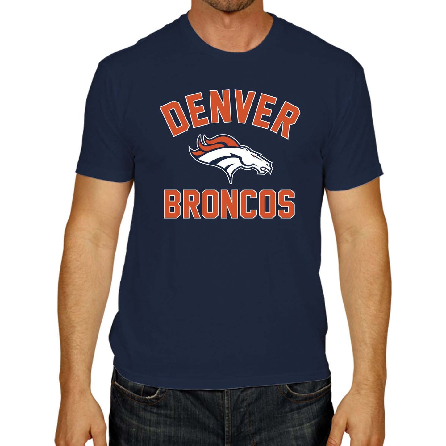 Denver Broncos Team Fan Apparel NFL  Gameday T-Shirt - Navy