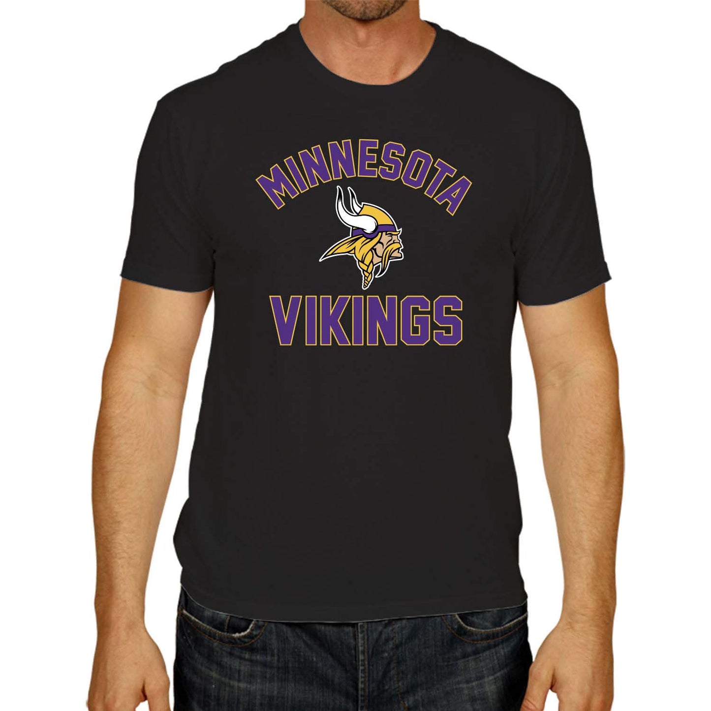 Minnesota Vikings Team Fan Apparel NFL  Gameday T-Shirt - Black