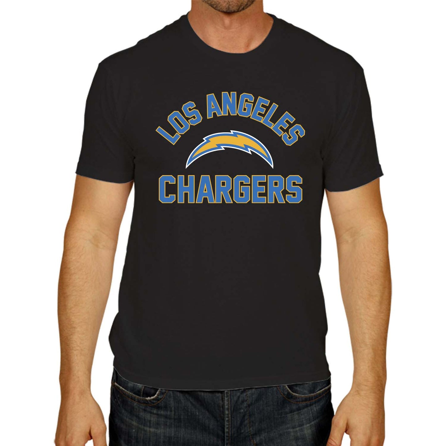 Los Angeles Chargers Team Fan Apparel NFL  Gameday T-Shirt - Black