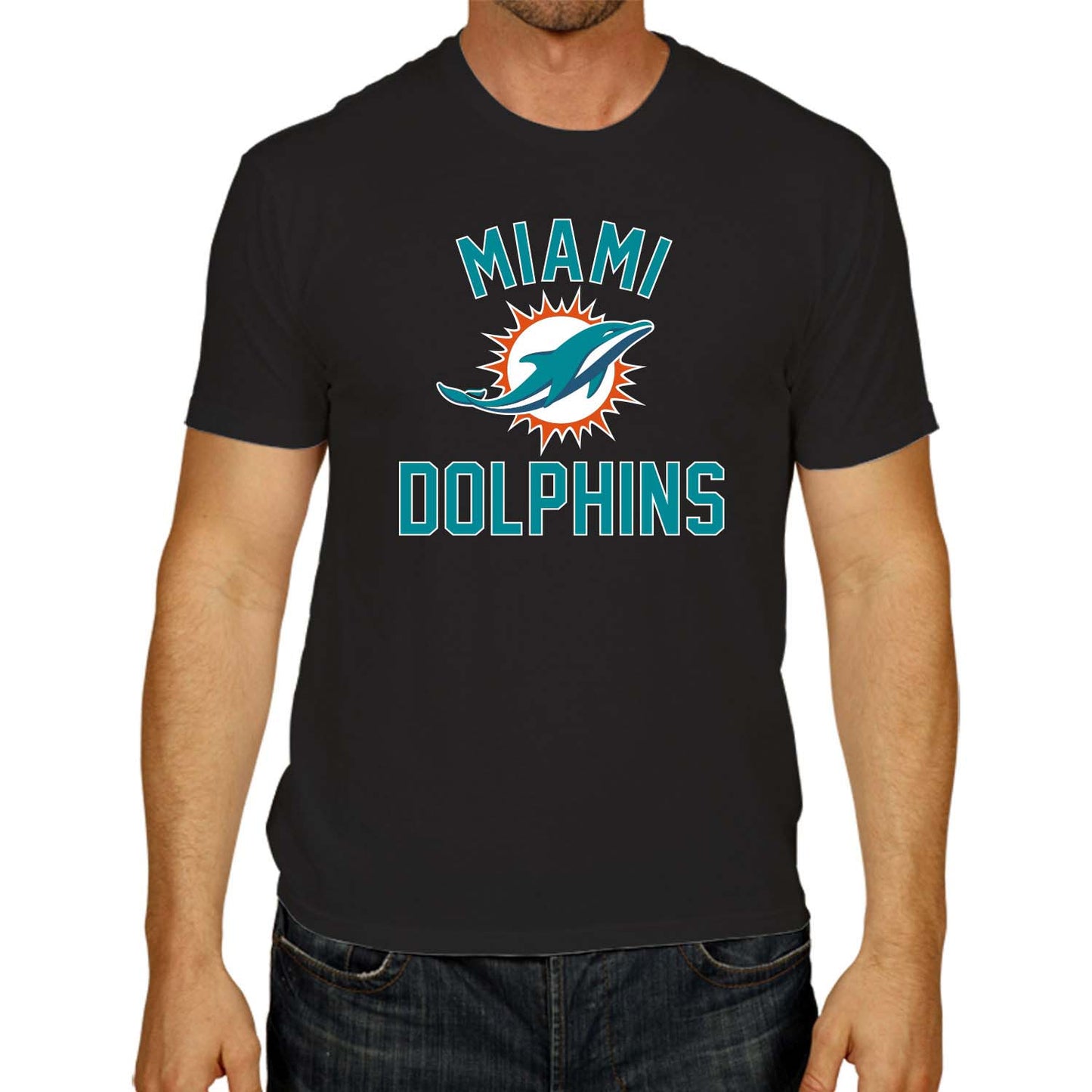 Miami Dolphins Team Fan Apparel NFL  Gameday T-Shirt - Black