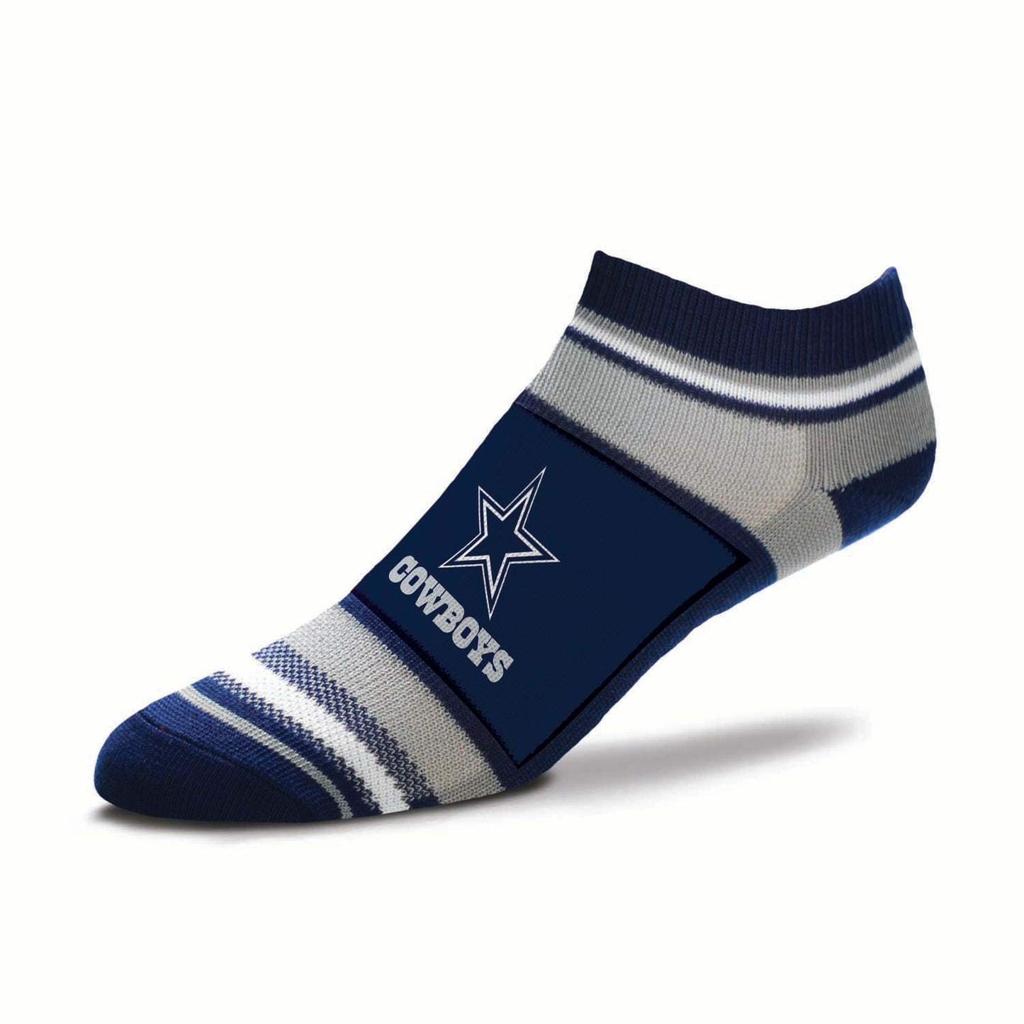 Dallas Cowboys NFL Adult Marquis Addition No Show Socks - Navy