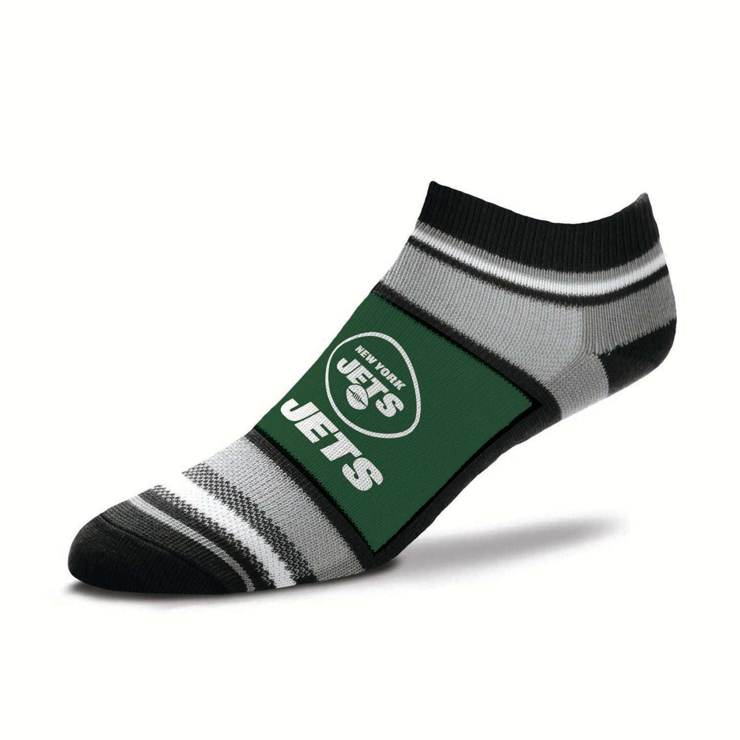 New York Jets NFL Adult Marquis Addition No Show Socks - Green