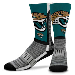 Jacksonville Jaguars NFL Adult Curve Socks - Teal