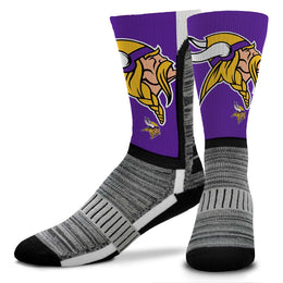 Minnesota Vikings NFL Adult Curve Socks - Purple