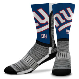 New York Giants NFL Adult Curve Socks - Blue