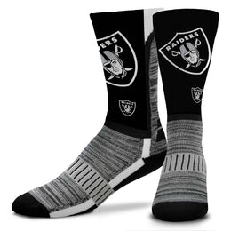 Las Vegas Raiders NFL Adult Curve Socks - Black