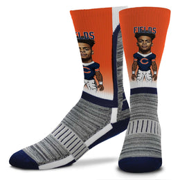 Chicago Bears NFL Adult V Curve MVP Player Crew Socks - Orange