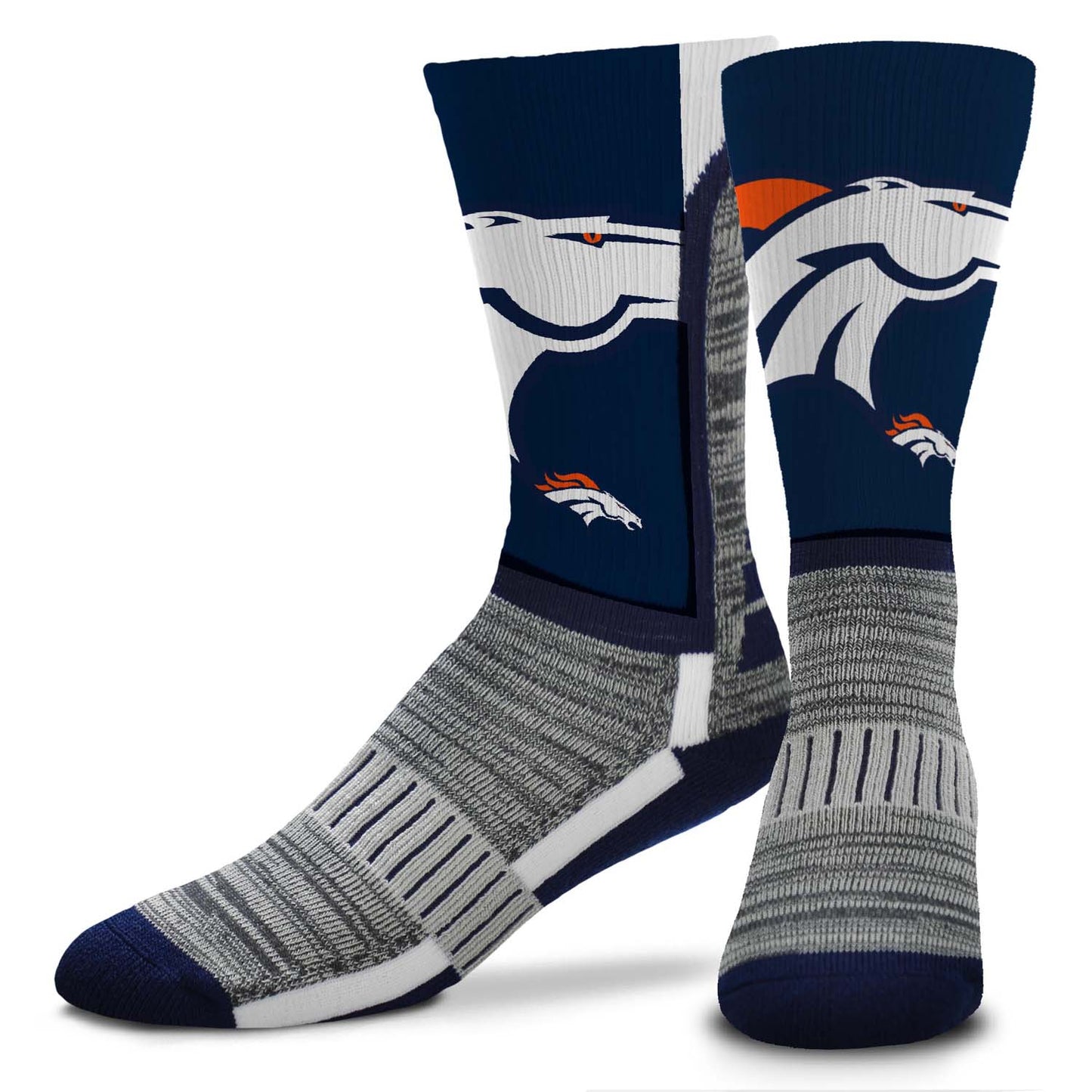 Denver Broncos NFL Youth V Curve Socks - Navy