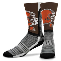 Cleveland Browns NFL Youth V Curve Socks - Brown