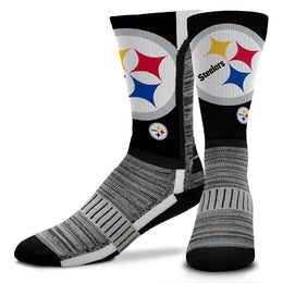 Pittsburgh Steelers NFL Youth V Curve Socks - Black