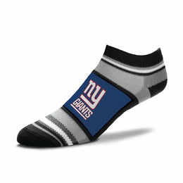 New York Giants Adult Marquis Addition No Show Socks - Royal