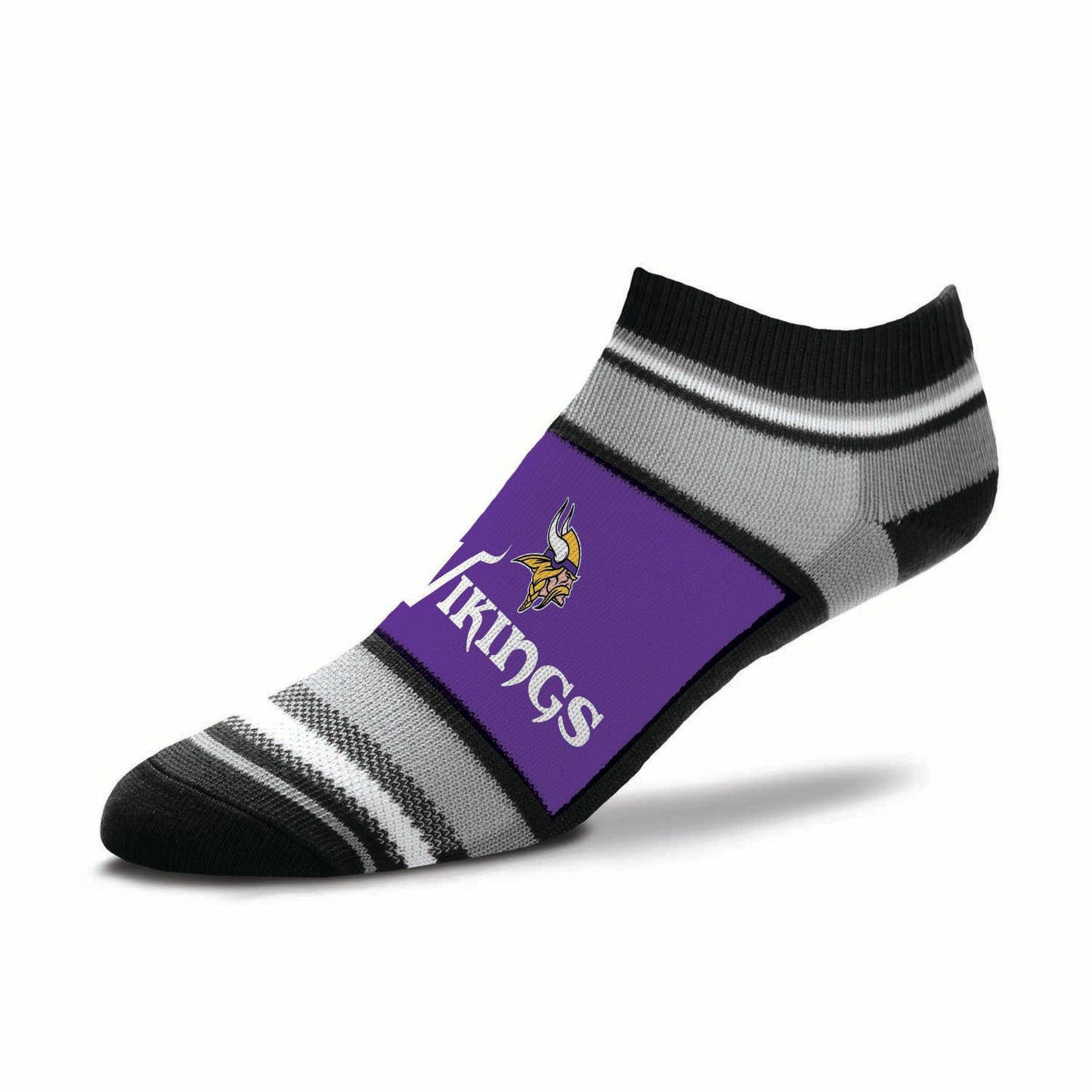 Minnesota Vikings Adult Marquis Addition No Show Socks - Purple