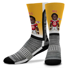 Kansas City Chiefs NFL V Curve Socks - Gold #10