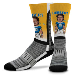 Los Angeles Chargers NFL V Curve Socks - Gold #10