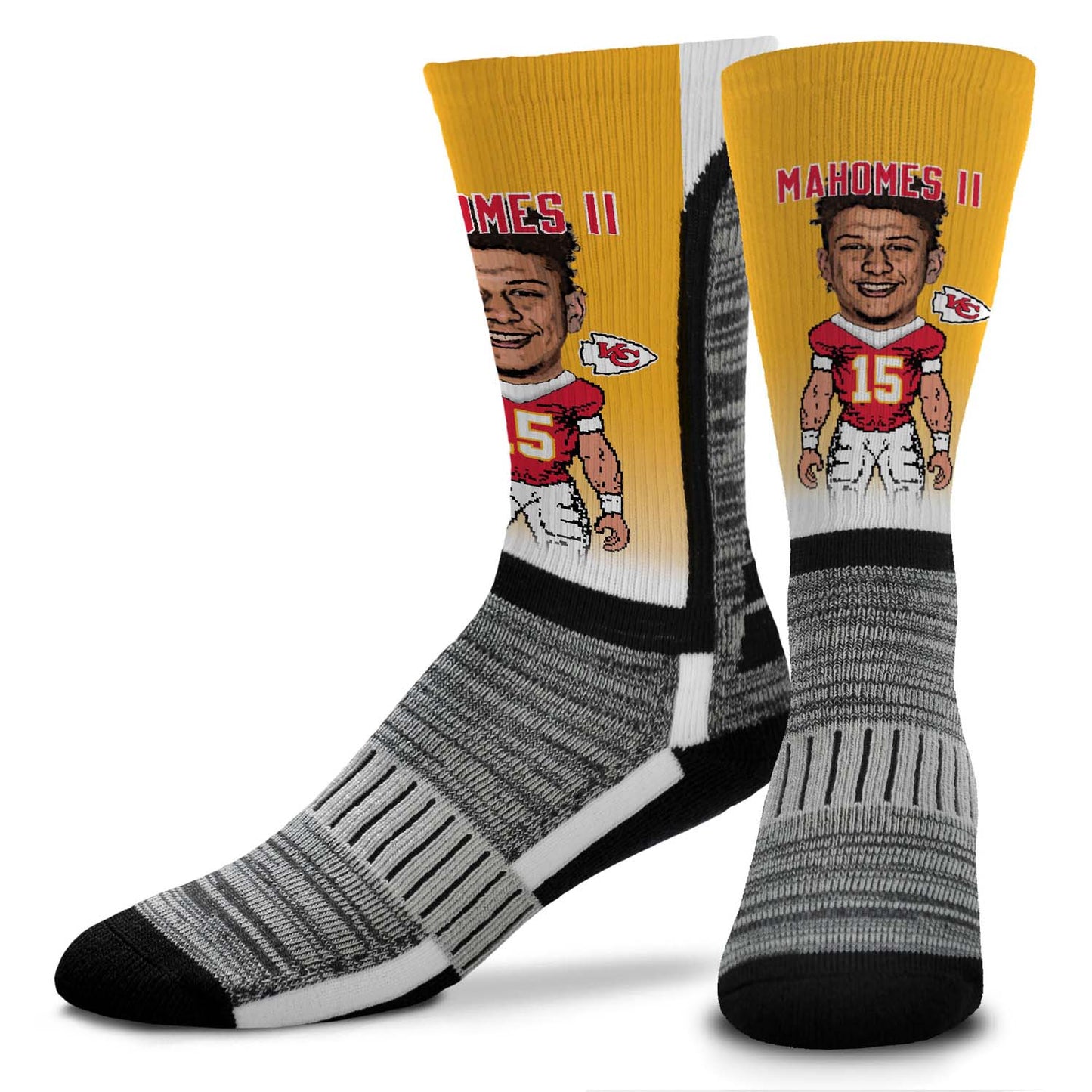 Kansas City Chiefs NFL V Curve Socks - Gold #15