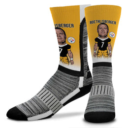 Pittsburgh Steelers NFL V Curve Socks - Gold