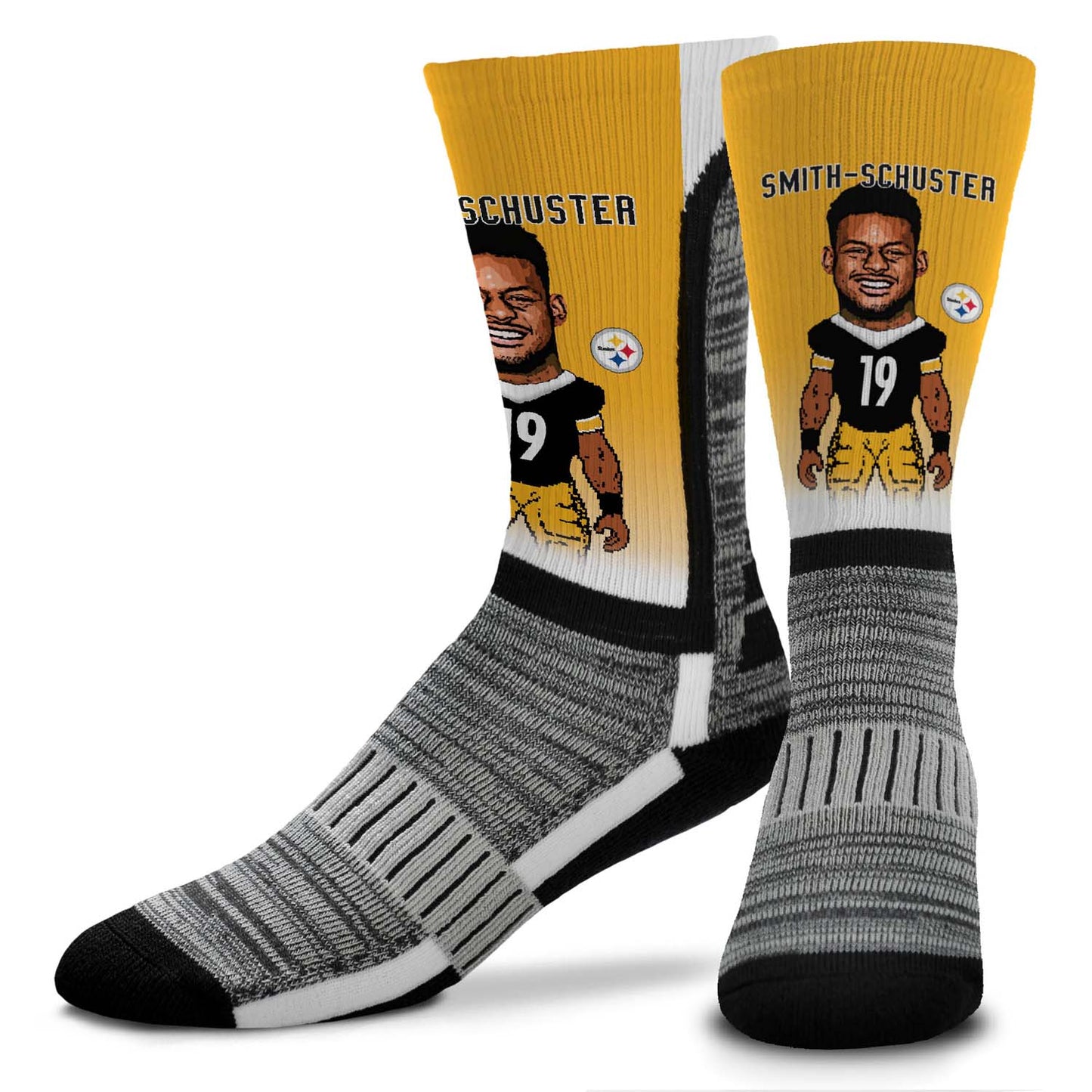 Pittsburgh Steelers NFL V Curve Socks - Gold #19