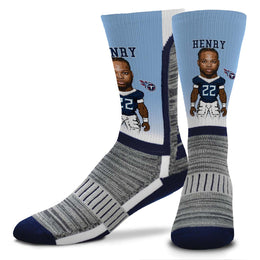 Tennessee Titans NFL Youth V Curve Socks - Light Blue #22