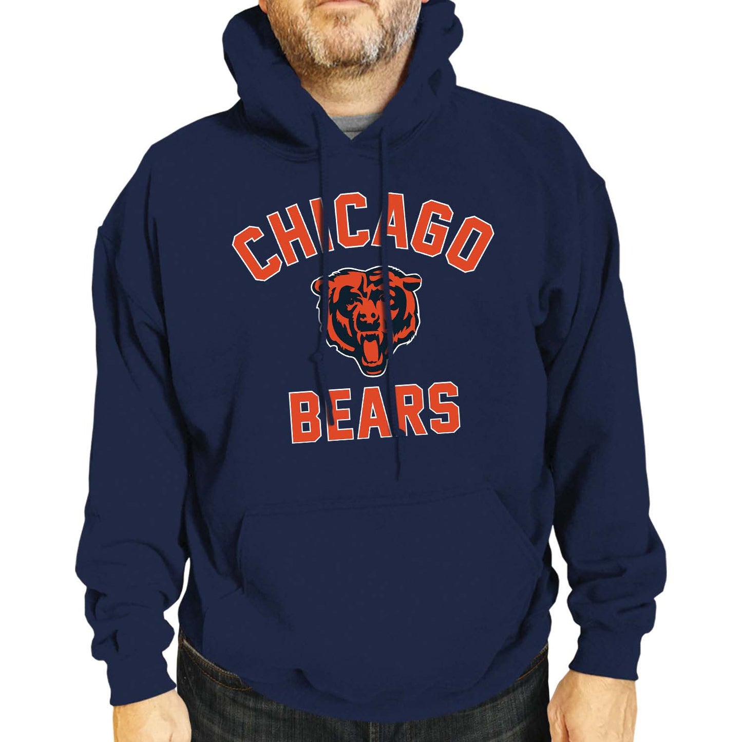 Chicago Bears Team Fan Apparel NFL  Gameday Hoodie - Navy